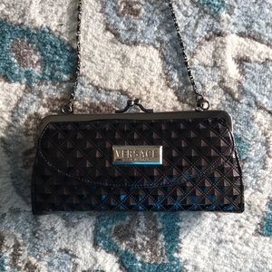 Versace quilted evening bag